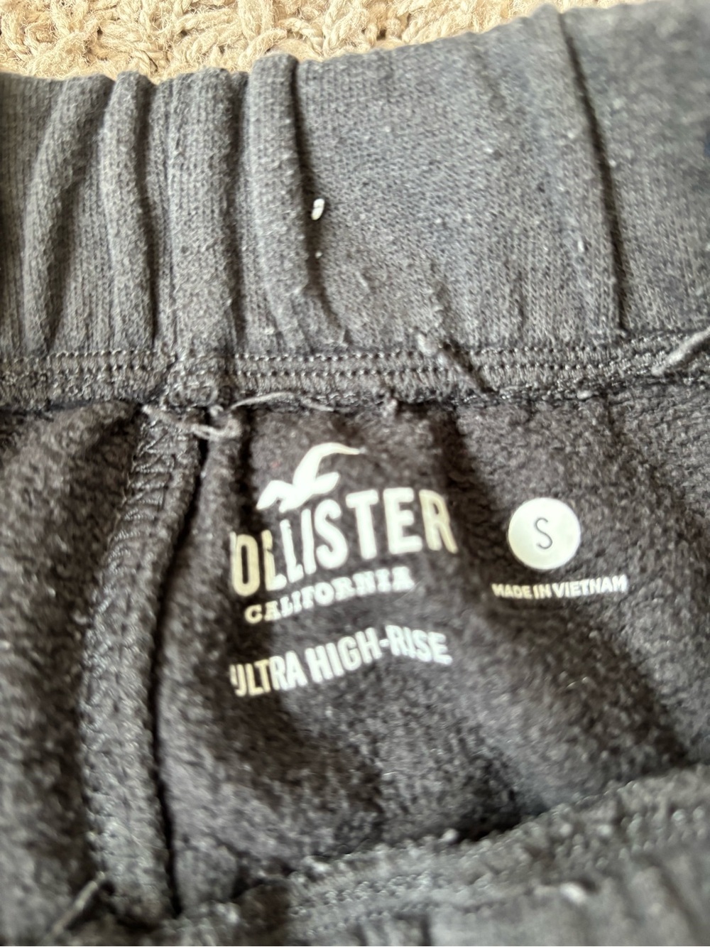 Hollister Ultra High-Rise Black Sweatpants